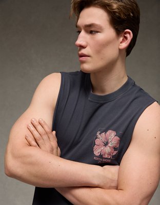 AE Boxy Destination Graphic Tank Top