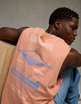 AE Boxy Destination Graphic Tank Top