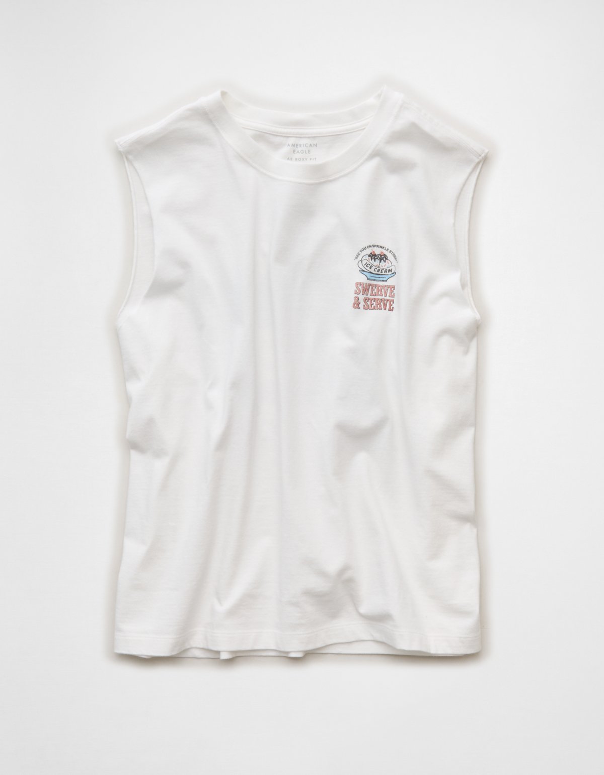 AE Boxy Destination Graphic Muscle Tank Top - image 4