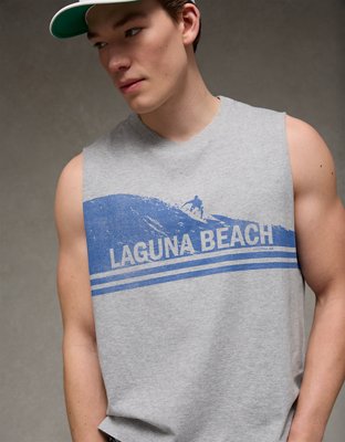 AE Boxy Destination Graphic Tank Top | American Eagle