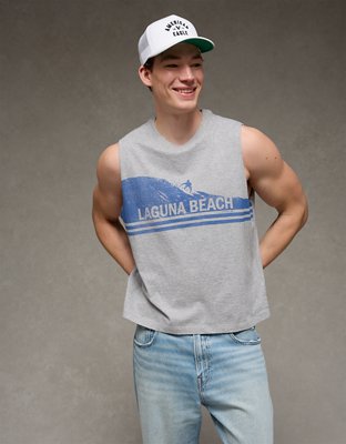 AE Boxy Destination Graphic Tank Top from American Eagle - $22.45