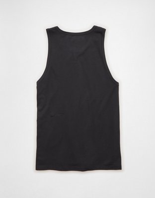 AE Standard Fit Lightweight Logo Graphic Tank Top