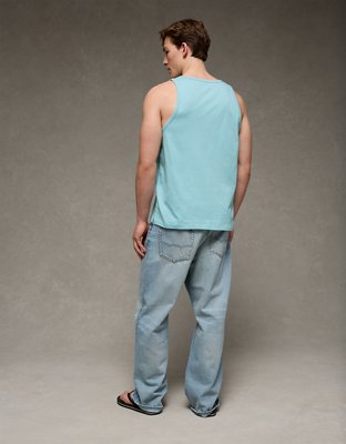 AE Standard Fit Lightweight Logo Graphic Tank Top