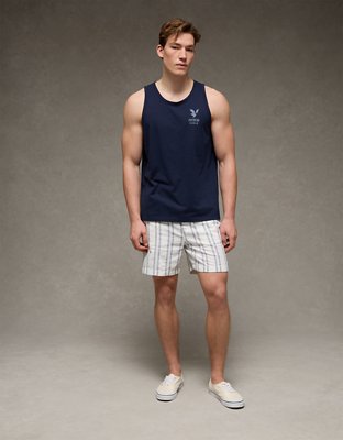 AE Standard Fit Lightweight Logo Graphic Tank Top