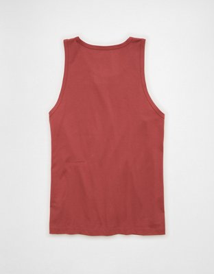 AE Standard Fit Lightweight Logo Graphic Tank Top