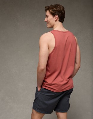 AE Standard Fit Lightweight Logo Graphic Tank Top