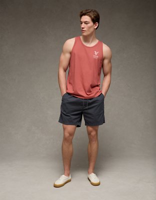 AE Standard Fit Lightweight Logo Graphic Tank Top