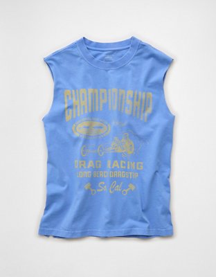 AE Boxy Fit NHRA Graphic Muscle Tank | American Eagle