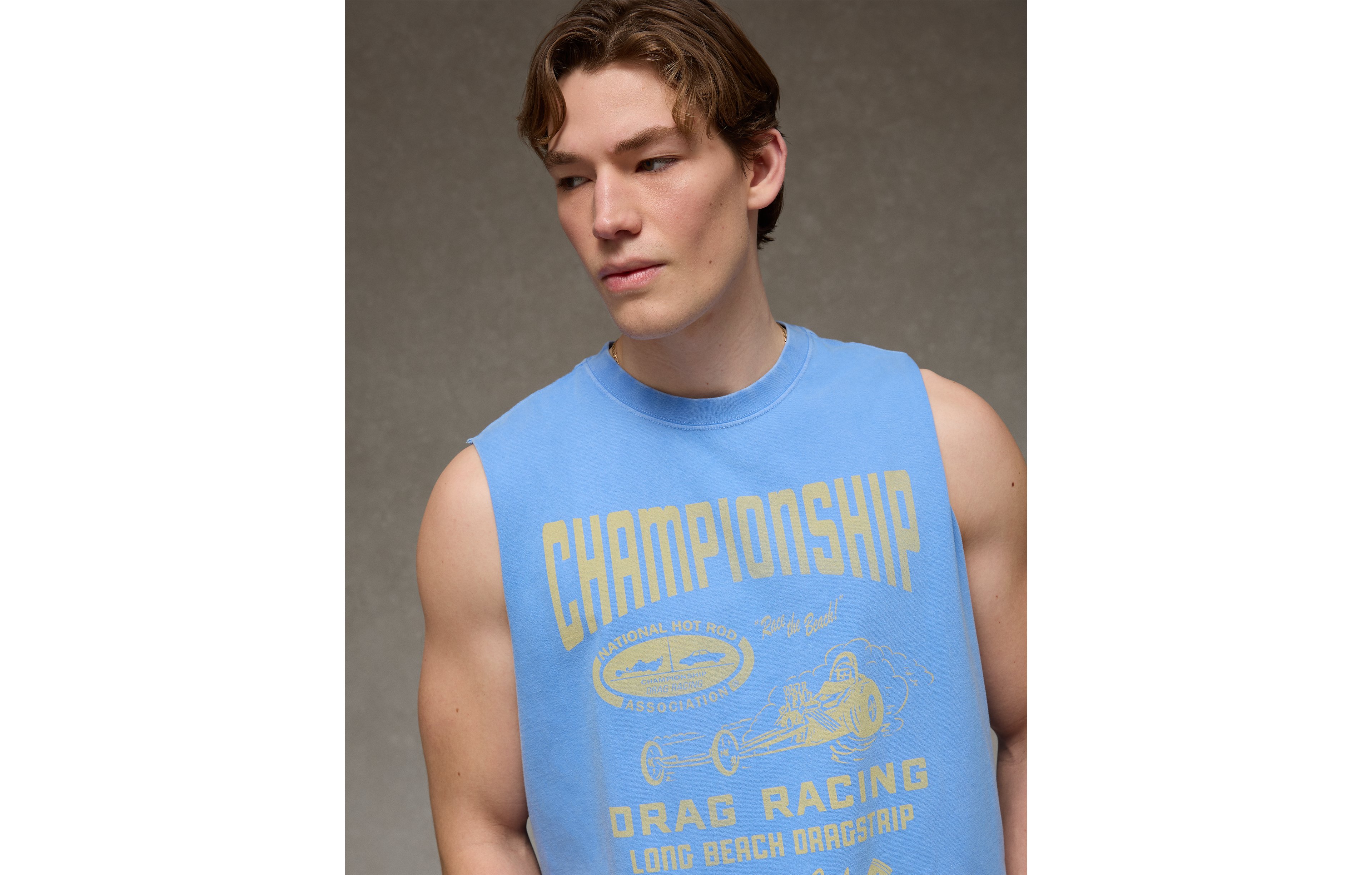AE Boxy Fit NHRA Graphic Muscle Tank