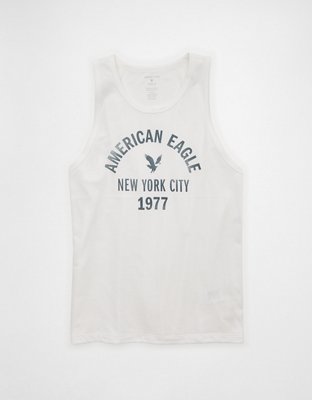 AE Standard Fit Lightweight Logo Graphic Tank Top