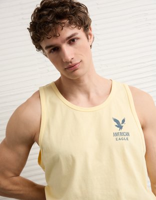 AE Standard Fit Lightweight Logo Graphic Tank Top