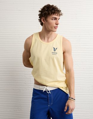 AE Standard Fit Lightweight Logo Graphic Tank Top