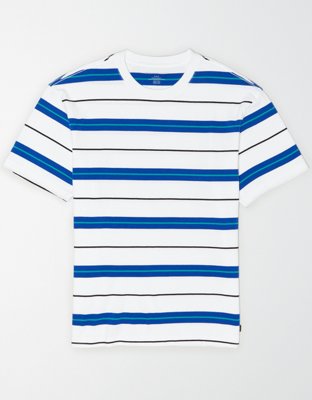 AE Drop-Shoulder Heavyweight Striped T-Shirt | American Eagle