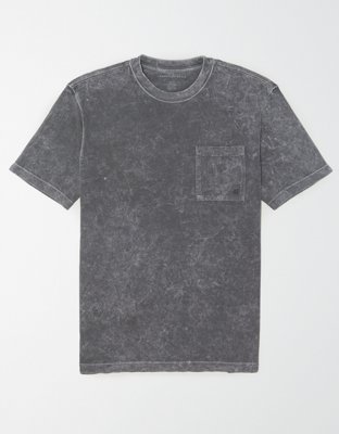 AE Vintage Wash Dye Effect Pocket T-Shirt