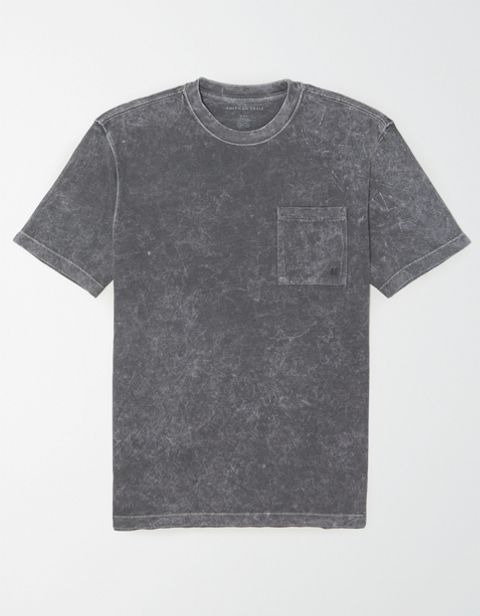 Мужские футболки American Eagle AE Vintage Wash Dye Effect Pocket T-Shirt