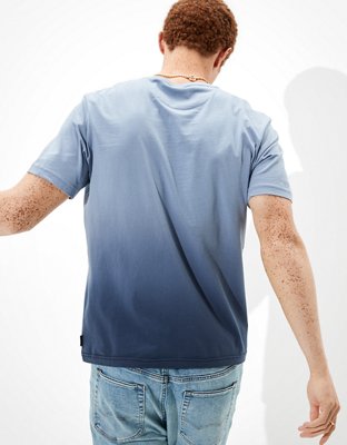 Мужские футболки American Eagle AE Super Soft Dip-Dye T-Shirt — фото 3