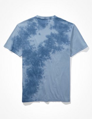 Мужские футболки American Eagle AE Super Soft Icon Tie-Dye T-Shirt — фото 4