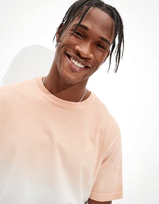 Мужские футболки American Eagle AE Super Soft Dip-Dye Icon T-Shirt — фото 4
