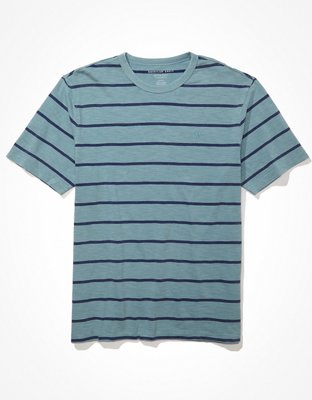 Мужские футболки American Eagle AE Super Soft Slub Striped T-Shirt — фото 4