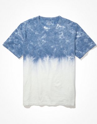 Мужские футболки American Eagle AE Super Soft Slub Icon Dip-Dye T-Shirt — фото 3
