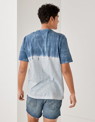 Мужские футболки American Eagle AE Super Soft Slub Icon Tie-Dye T-Shirt — фото 2