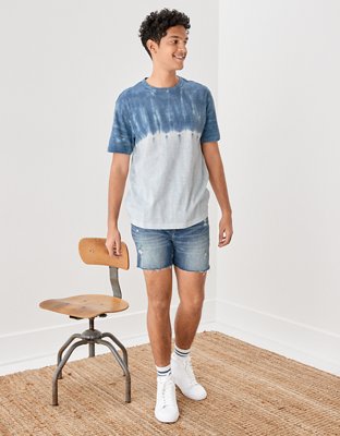 Мужские футболки American Eagle AE Super Soft Slub Icon Tie-Dye T-Shirt — фото 4