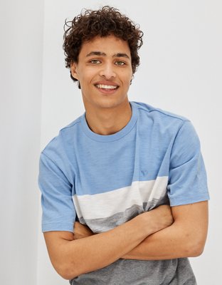 AE Super Soft Slub Striped T-Shirt