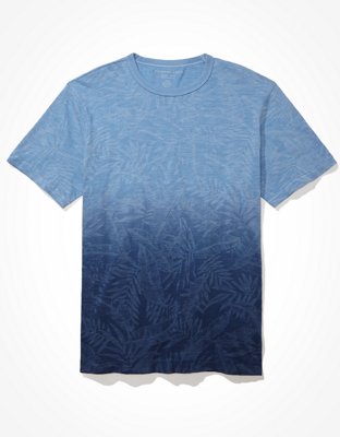 Мужские футболки American Eagle AE Super Soft Slub Dip-Dye T-Shirt — фото 3