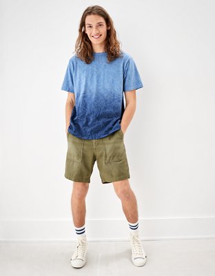 Мужские футболки American Eagle AE Super Soft Slub Dip-Dye T-Shirt — фото 4