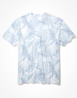 Мужские футболки American Eagle AE Super Soft Floral T-Shirt — фото 4