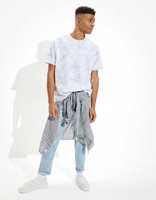 Мужские футболки American Eagle AE Super Soft Floral T-Shirt — фото 5
