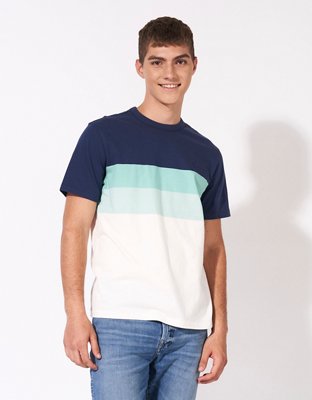 rayada playeras color turquesa