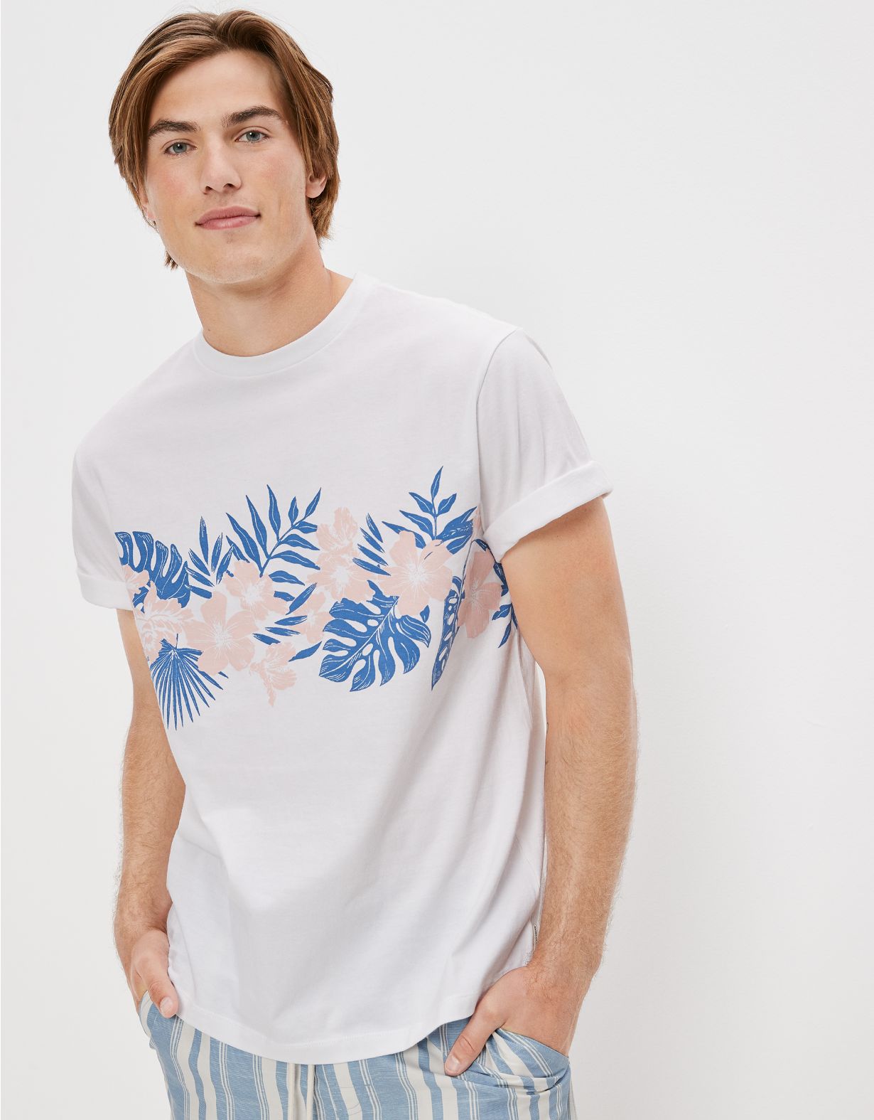 AE Super Soft T-Shirt floral