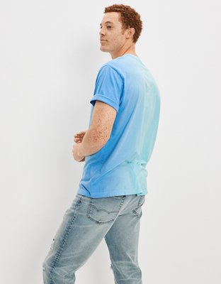 Мужские футболки American Eagle AE Dip Dye T-Shirt — фото 2
