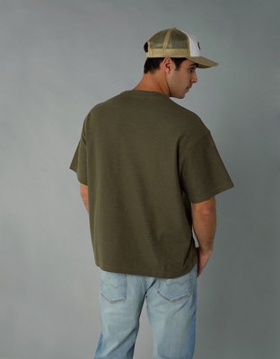 AE 24/7 Boxy Textured T-Shirt