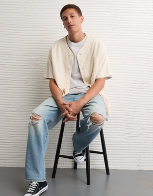 AE Button-Up Baseball T-Shirt
