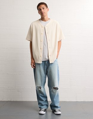 AE Button-Up Baseball T-Shirt