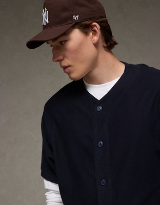 AE Button-Up Baseball T-Shirt