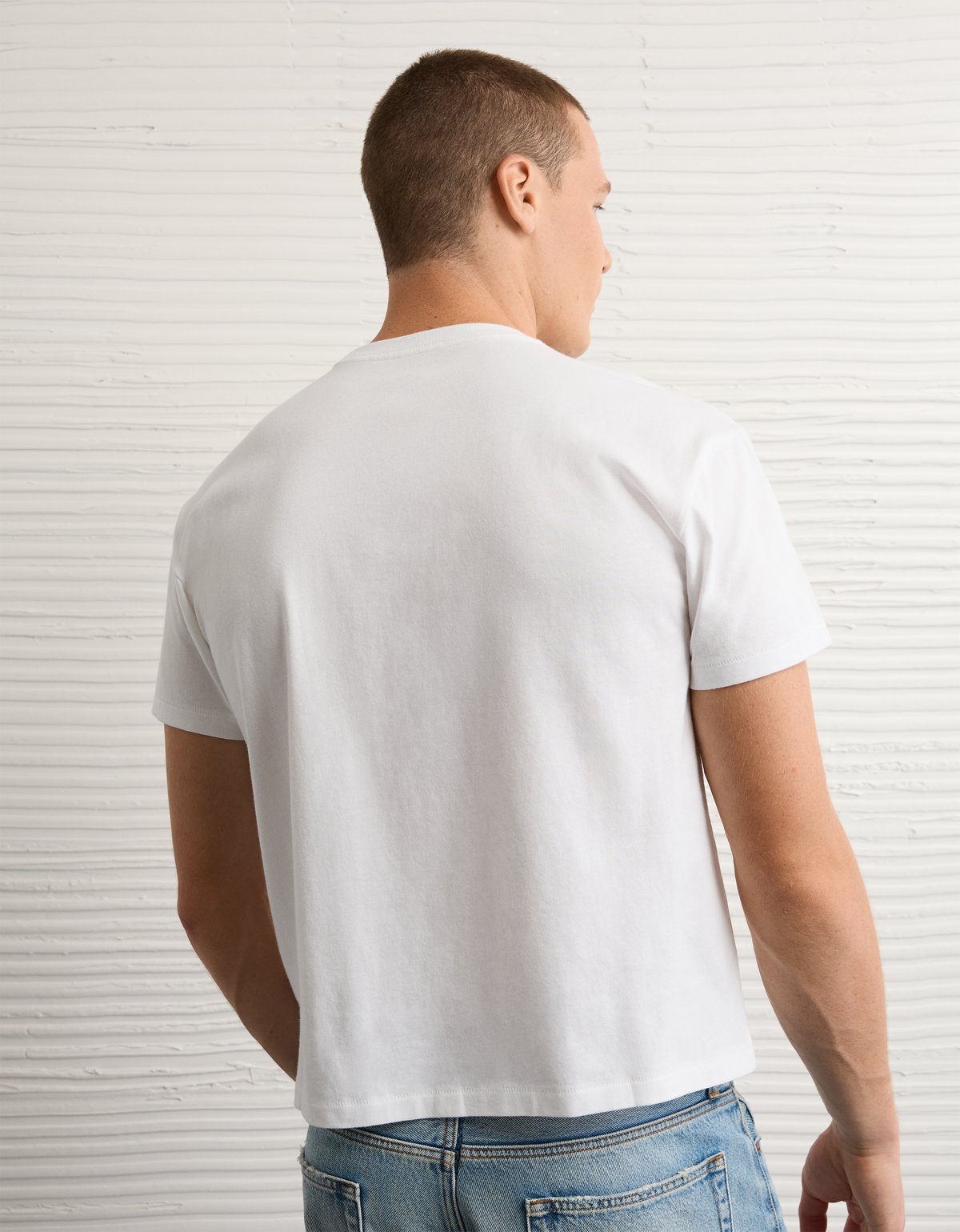 AE Shrunken Fit Lived-In T-Shirt - image 2