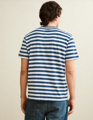 AE Standard Fit Indigo T-Shirt