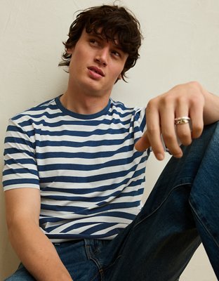 AE Standard Fit Indigo T-Shirt