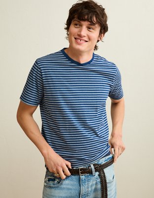 AE Standard Fit Indigo T-Shirt