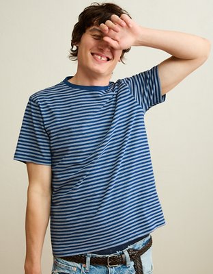 AE Standard Fit Indigo T-Shirt