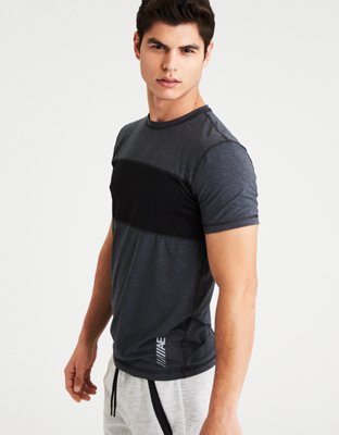 Мужские футболки American Eagle AE Active Mesh Panel T-Shirt — фото 2