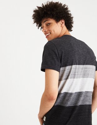 Мужские футболки American Eagle AEO Flex Rugby Stripe T-Shirt — фото 3