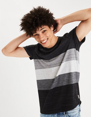 Мужские футболки American Eagle AEO Flex Rugby Stripe T-Shirt — фото 2