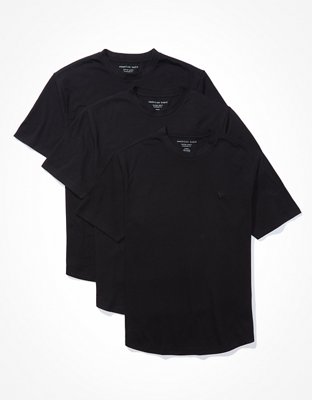 Men's Essential Curved Hem Tee, Men's Clearance