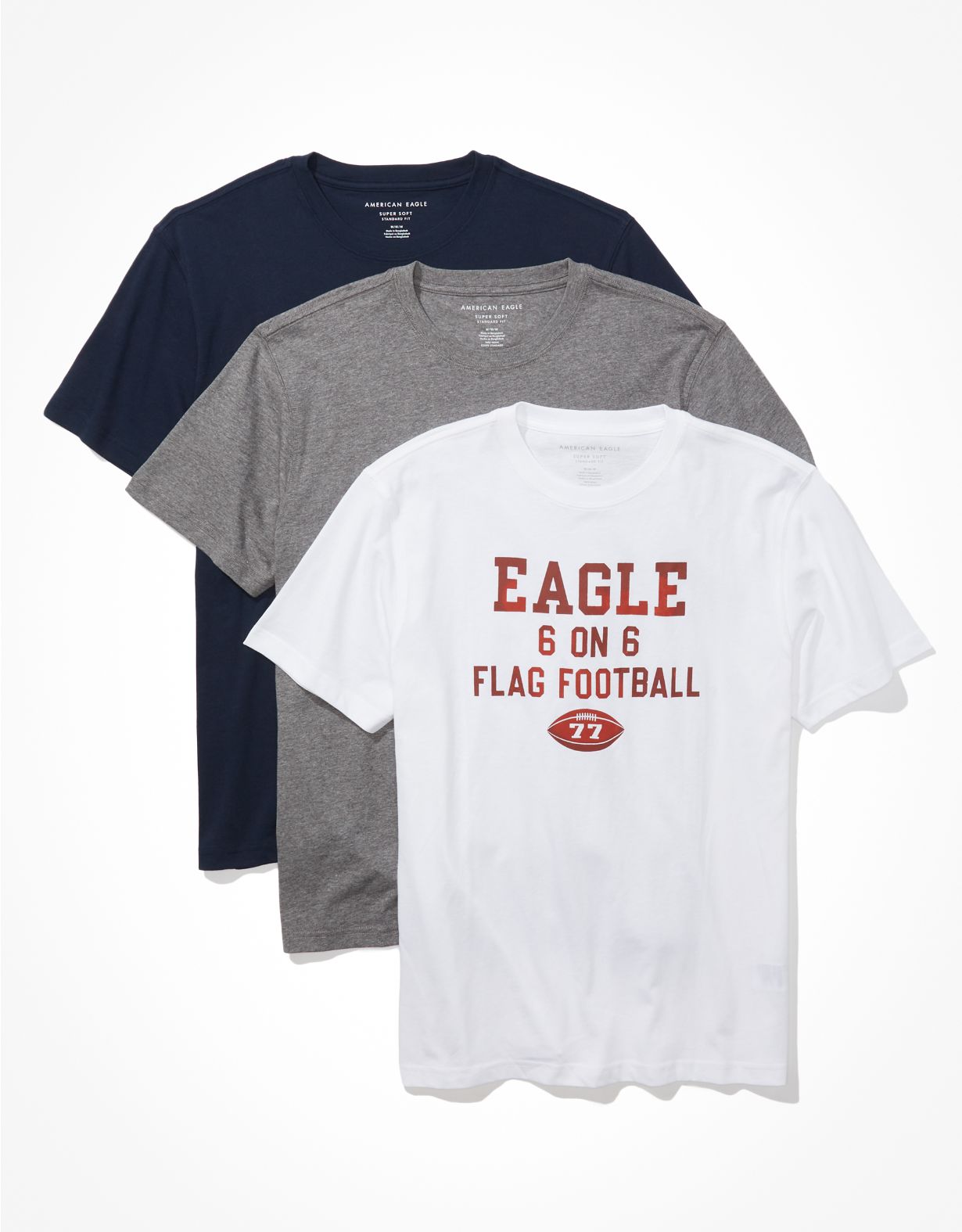 AE Logo Graphic T-Shirt 3-Pack