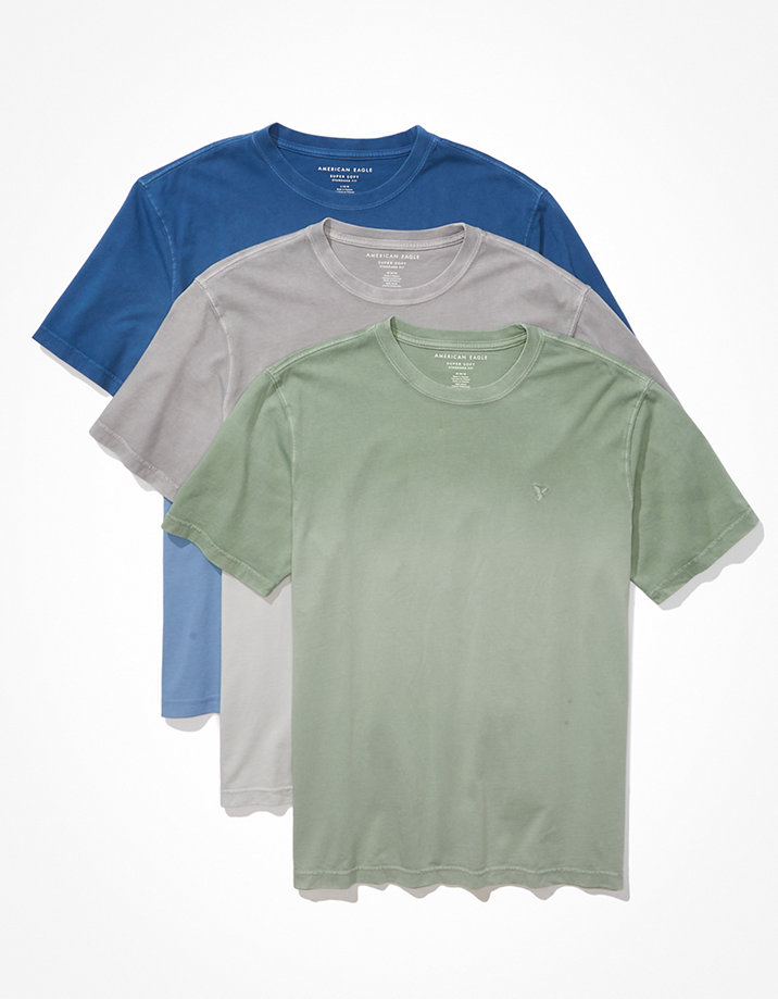 AE Super Soft Dip-Dye T-Shirts 3-Pack