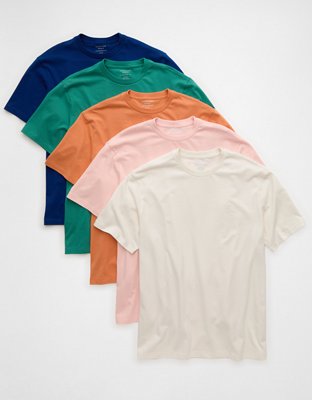 AE Lived-In T-Shirt 5-Pack from American Eagle - $41.96
